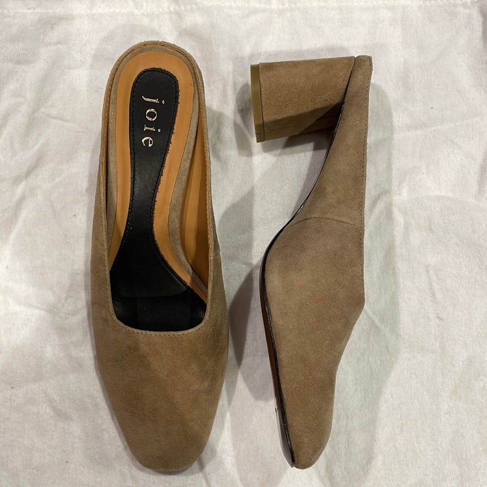 Never Worn Joie Suede Mules